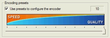 DivX codec - presets