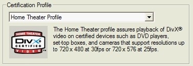 DivX Certification Profile