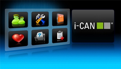 i-CAN Easy HD 2851T - start screen